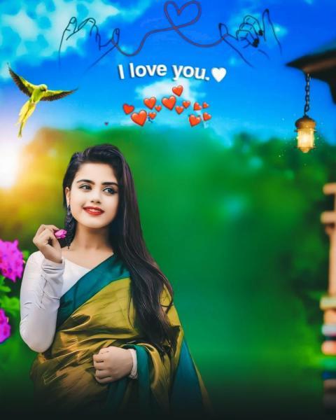 I Love You Photo Editing Background Image HD Free