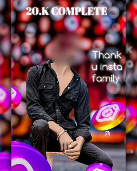 20k Followers Photo Editing Background HD Download